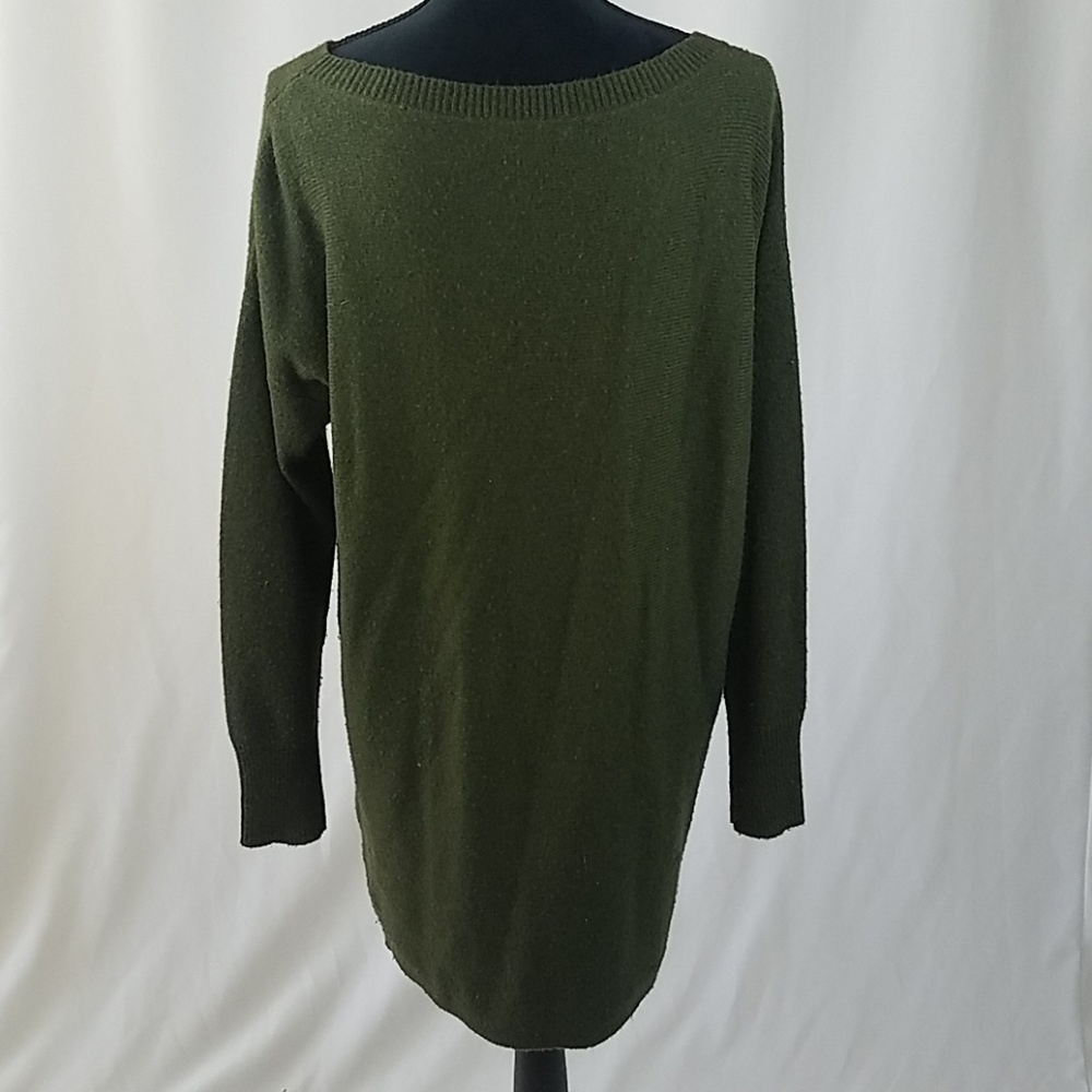J.Crew women M tie-waist boat neck sweater - Picture 7 of 8